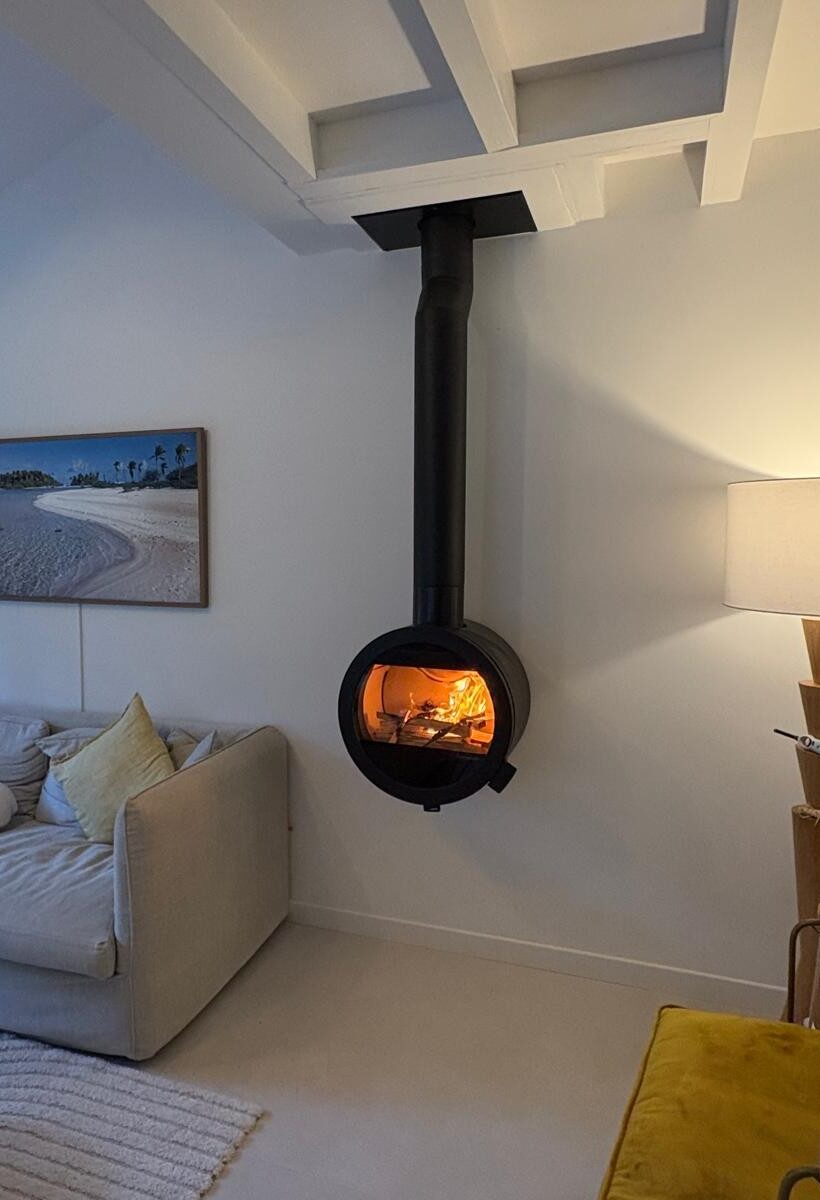 poele a bois suspendu